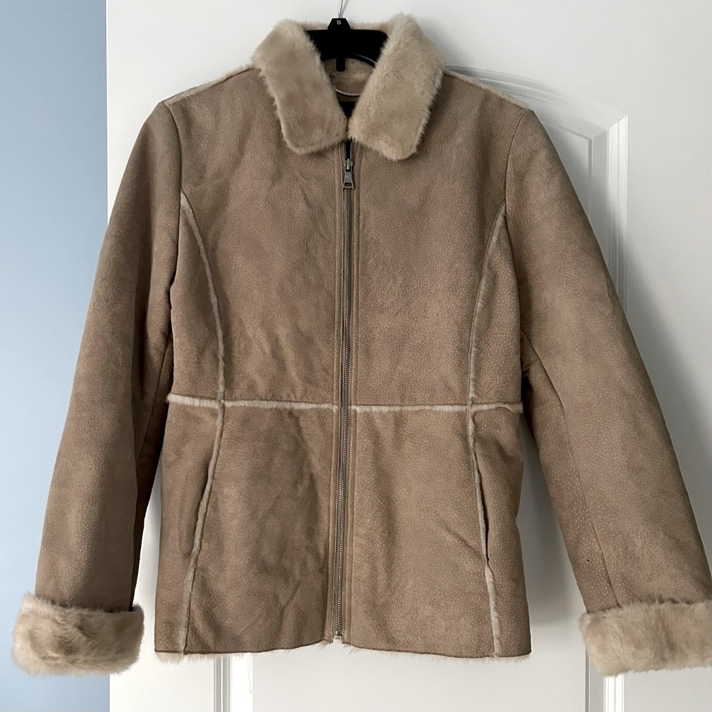 Guess suede winter coat M - Picture 1 of 4